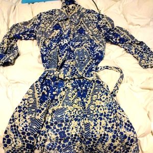Dress Cabi Blue Shirt Dress